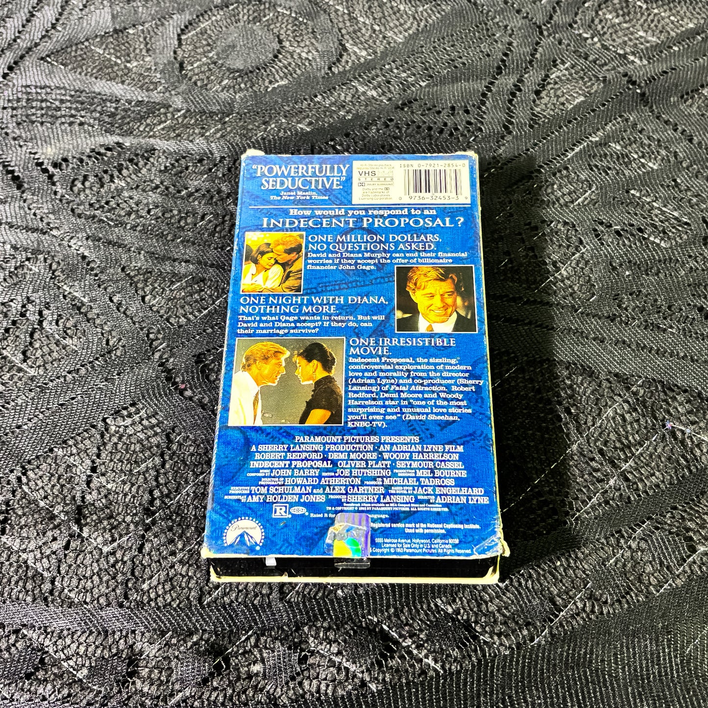 Indecent Proposal VHS